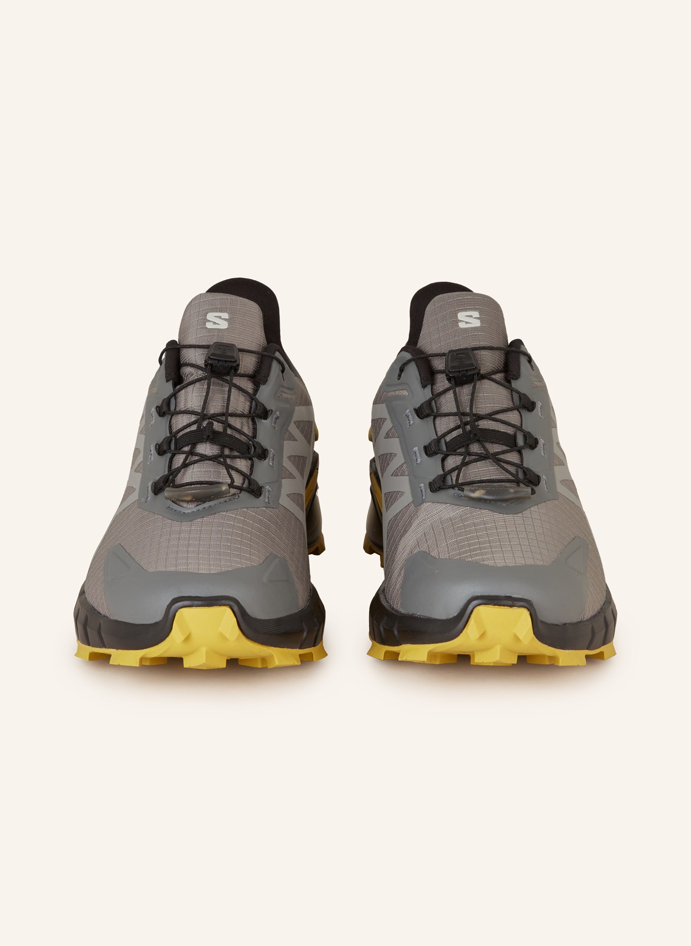 SALOMON Trailrunning-Schuhe SUPERCROSS 4 GTX, Farbe: GRAU/ SCHWARZ/ DUNKELGELB (Bild 3)