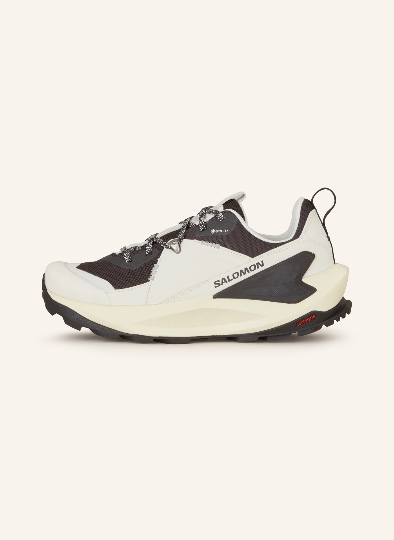 SALOMON Trekking shoes ELIXIR GTX, Color: ECRU/ WHITE/ BLACK (Image 4)