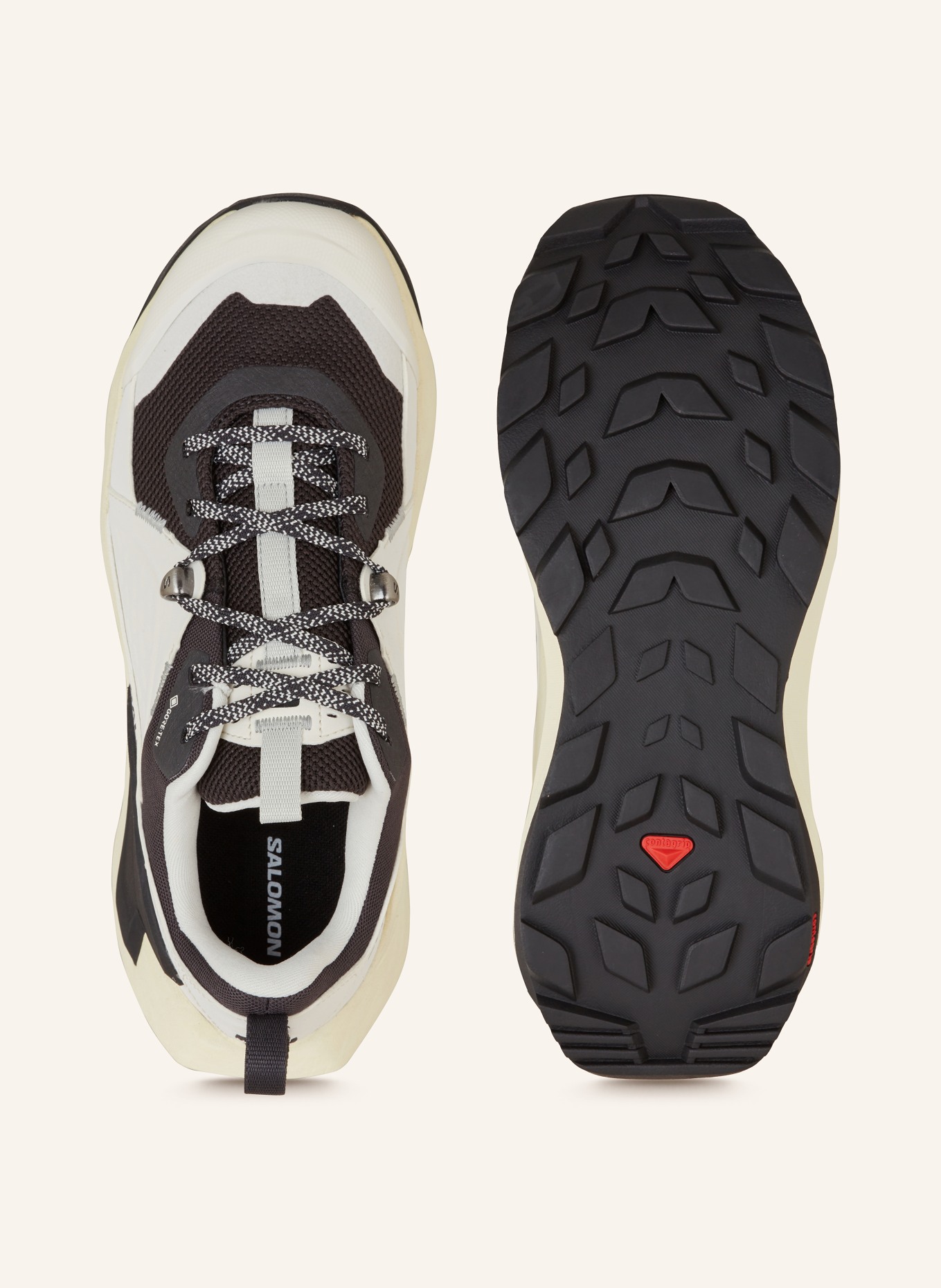 SALOMON Trekking shoes ELIXIR GTX, Color: ECRU/ WHITE/ BLACK (Image 5)