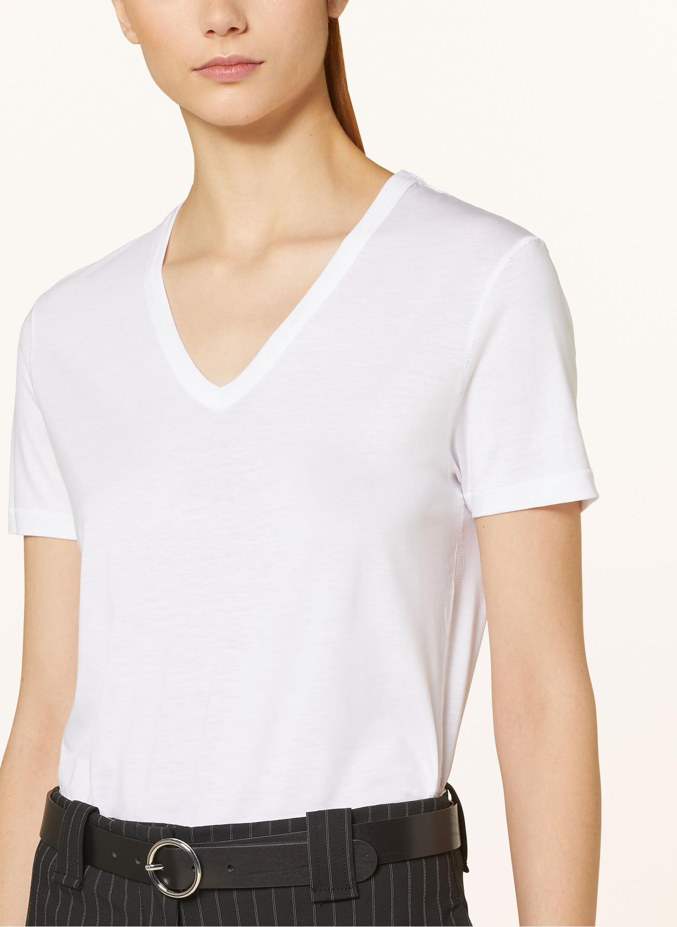 MAJESTIC FILATURES T-shirt, Color: WHITE (Image 4)