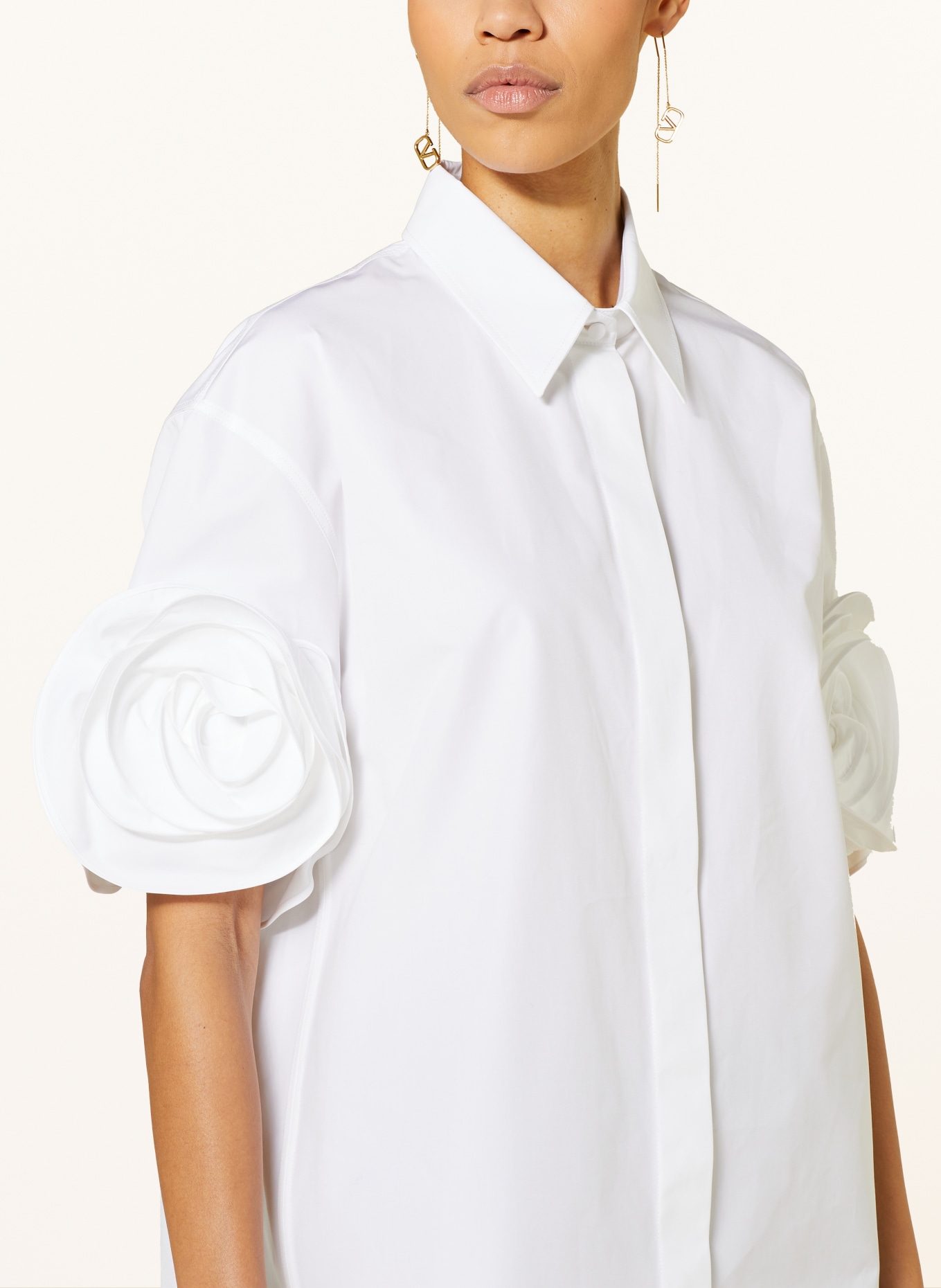 VALENTINO Shirt blouse, Color: WHITE (Image 4)
