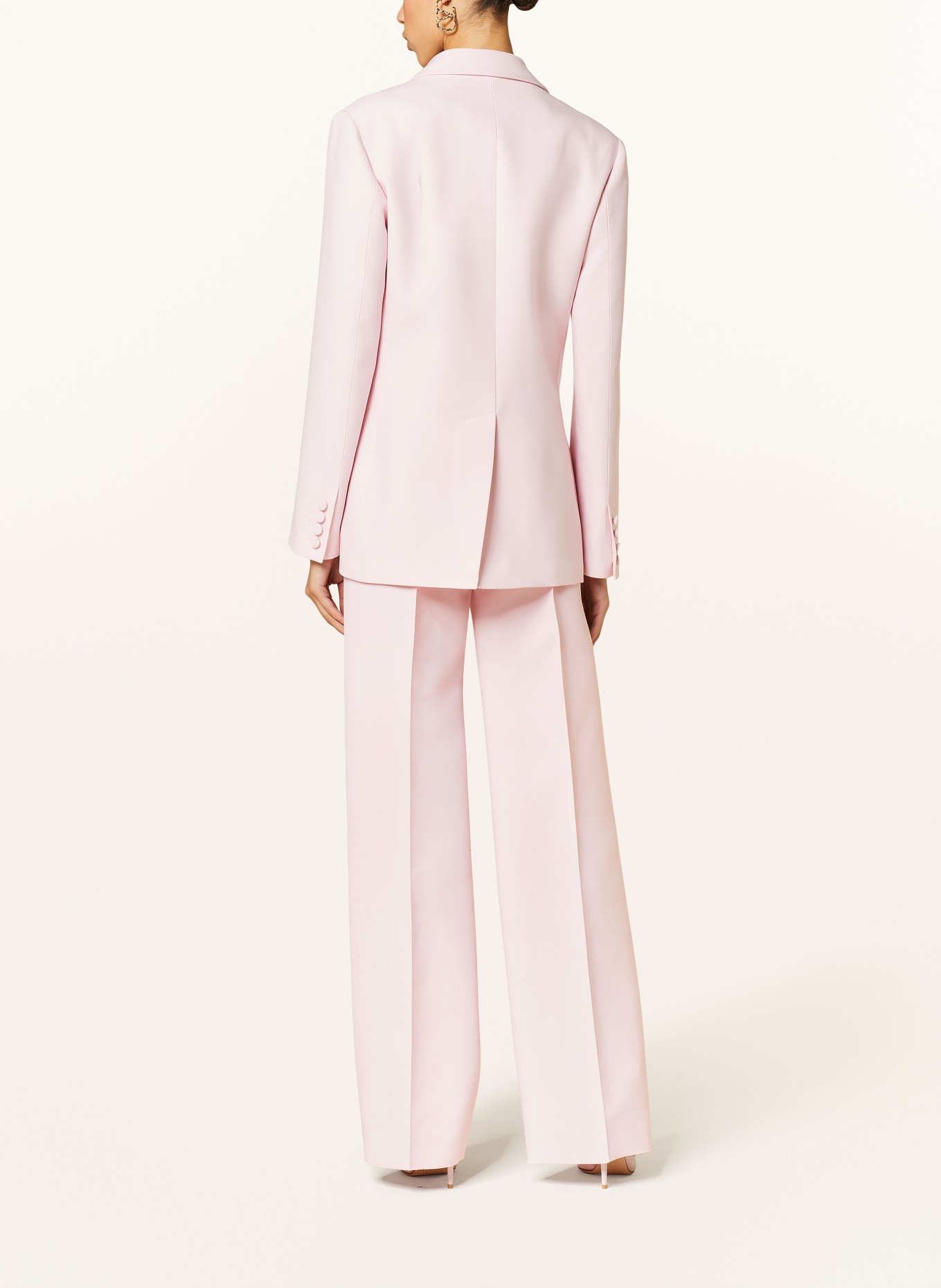 VALENTINO Wide leg trousers, Color: PINK (Image 3)
