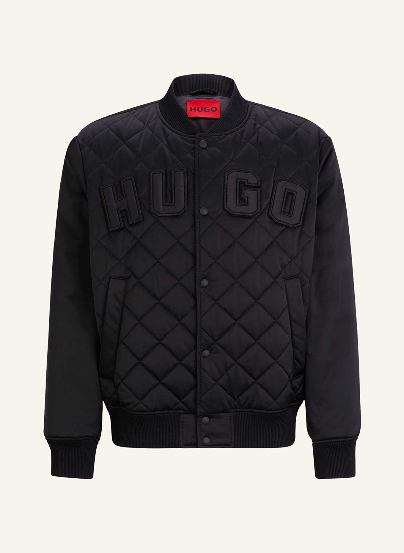 HUGO Bomber jacket BORU, Color: BLACK (Image 1)