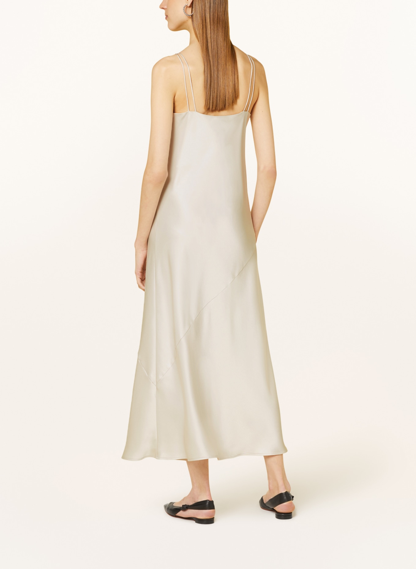 MARC CAIN Evening dress in satin, Color: 182 smoke (Image 3)