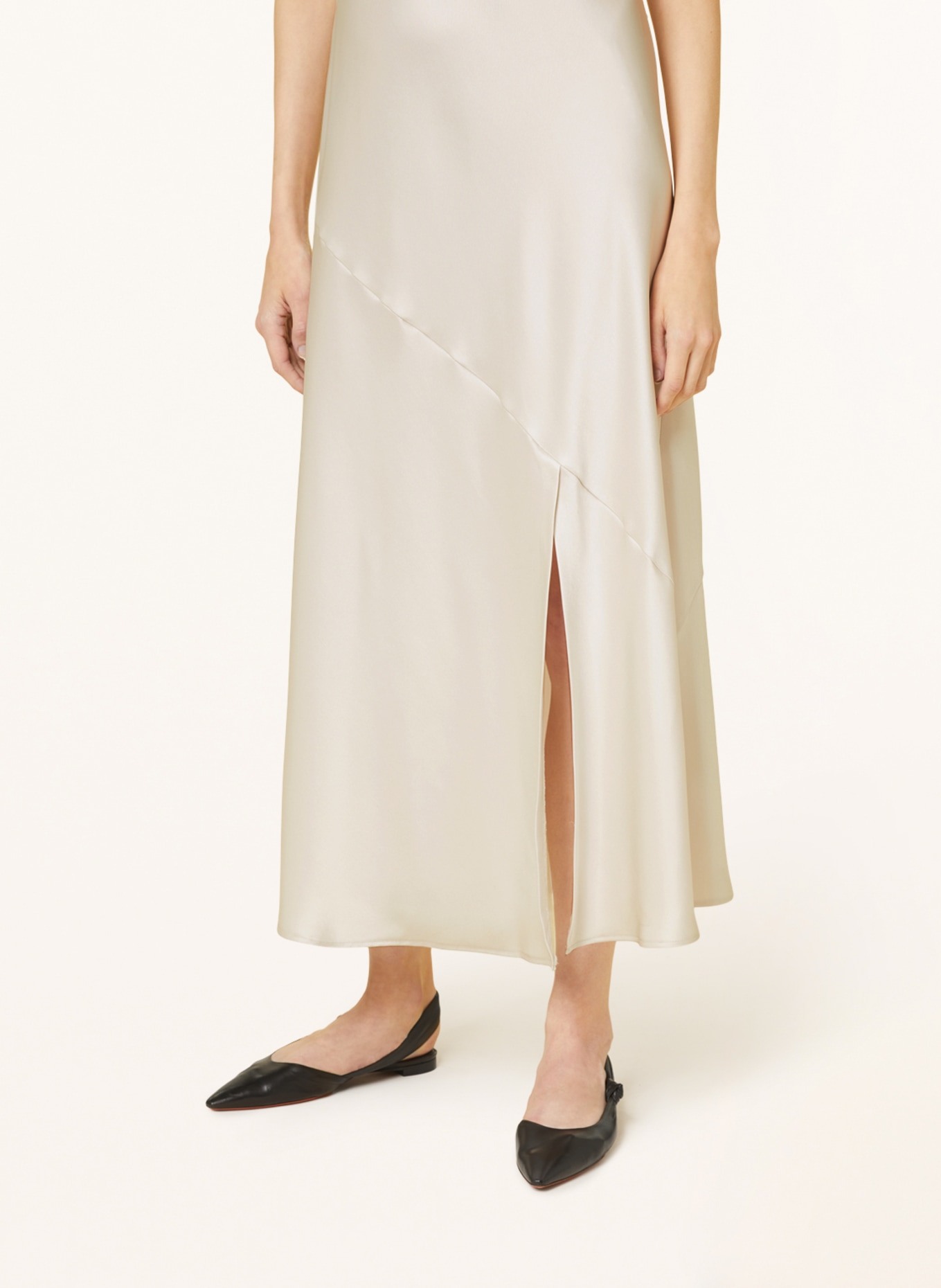 MARC CAIN Evening dress in satin, Color: 182 smoke (Image 5)