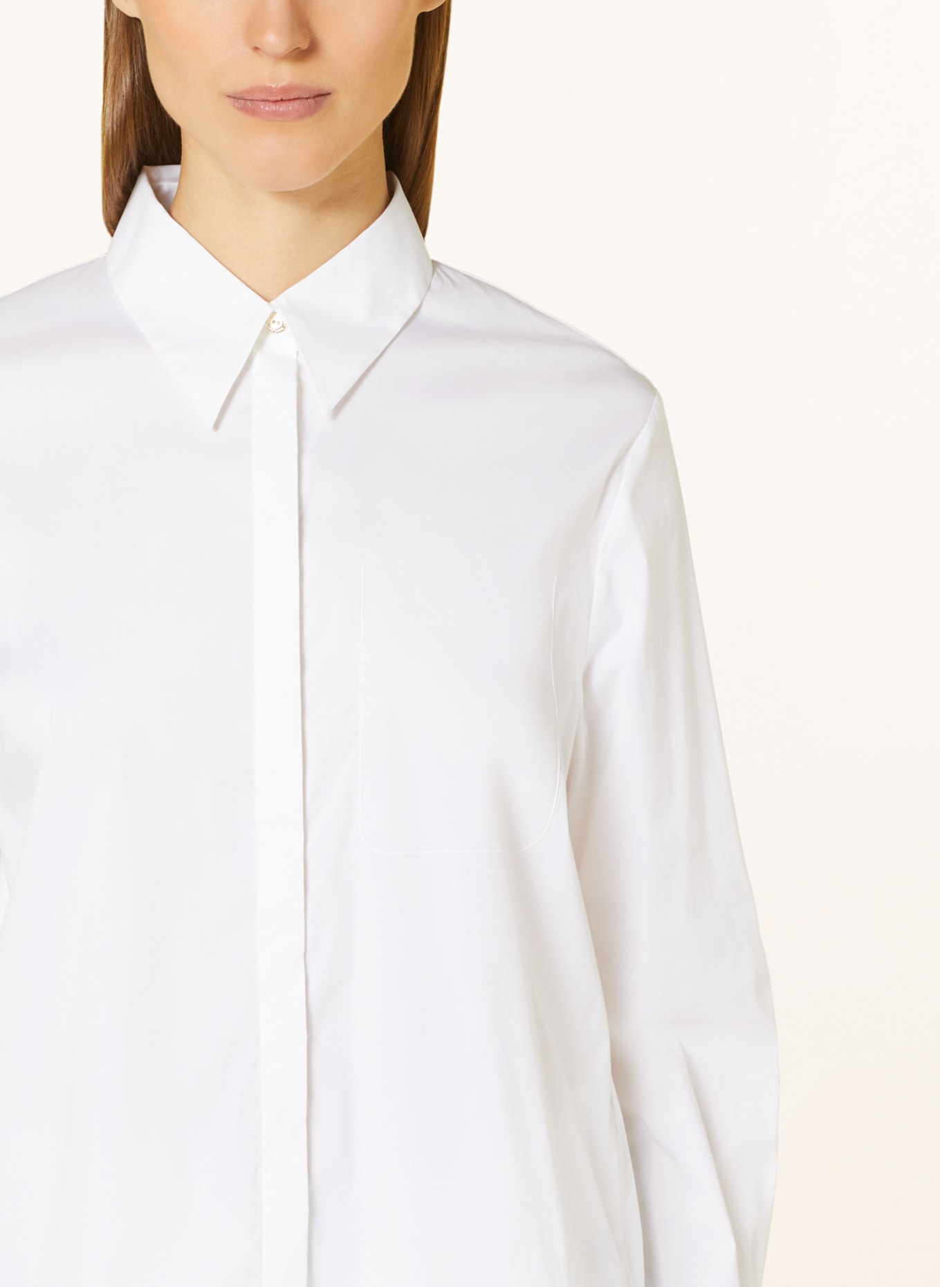 MARC CAIN Hemdbluse, Farbe: 100 WHITE (Bild 4)