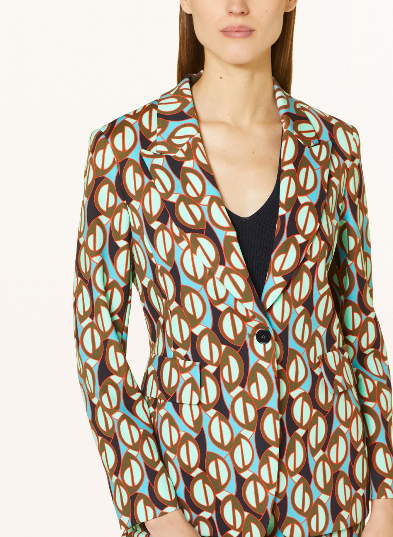 MARC CAIN Jersey blazer SYDNEY, Color: 562 soft malachite (Image 4)