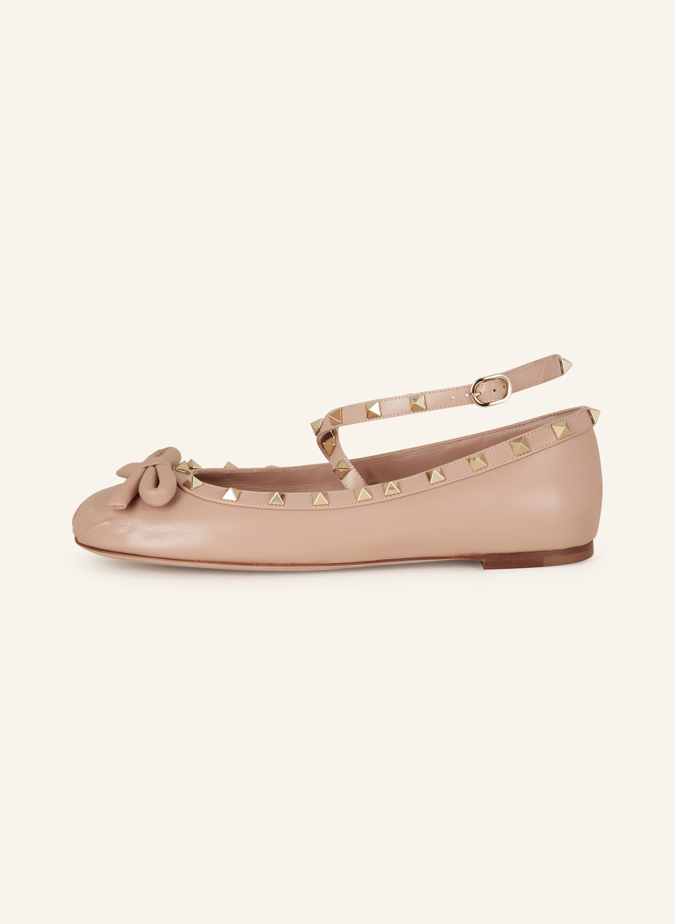 VALENTINO GARAVANI Ballerinas ROCKSTUD mit Nieten, Farbe: ROSÉ (Bild 4)