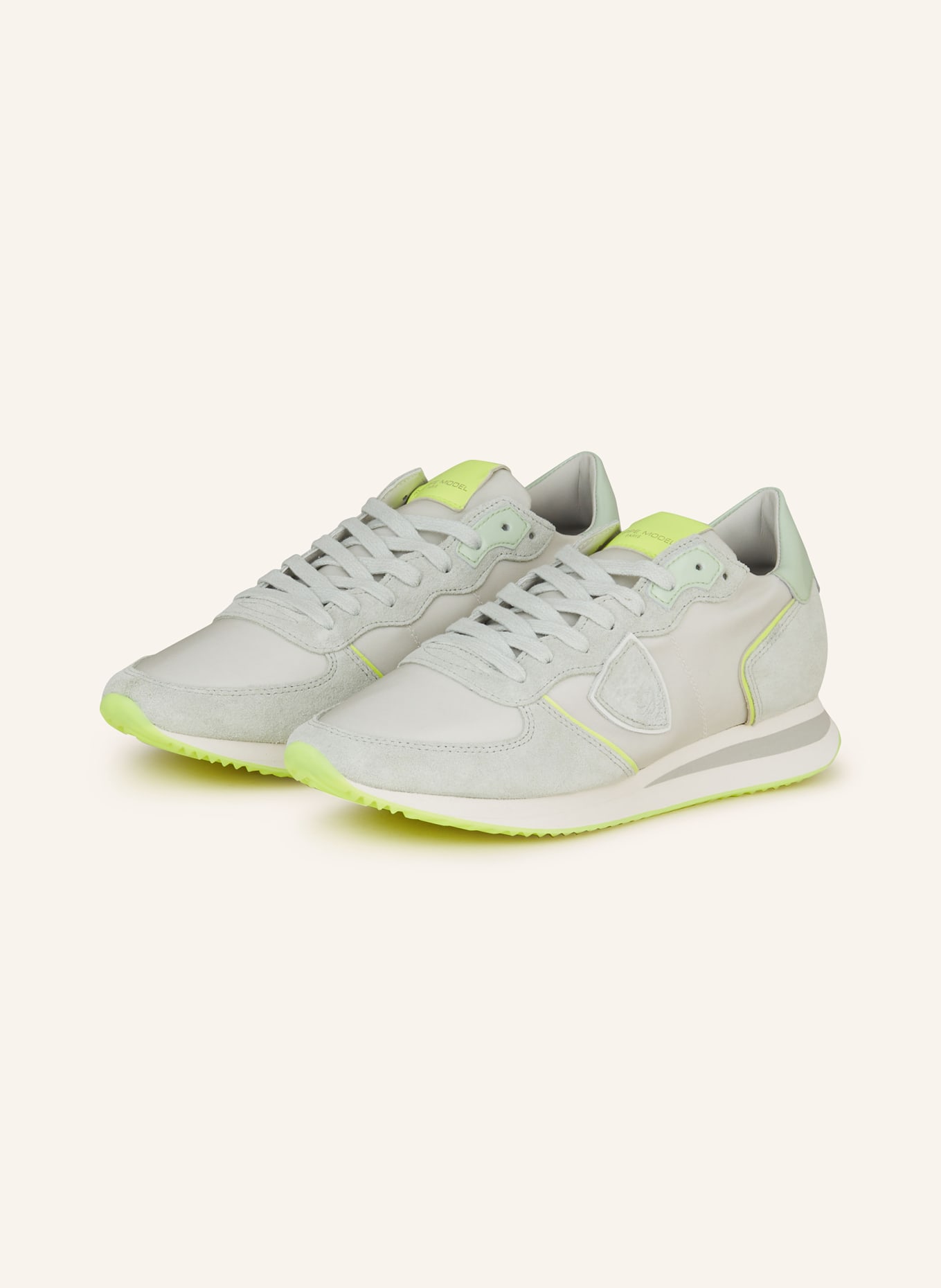 PHILIPPE MODEL Sneakers TRPX, Color: MINT/ NEON YELLOW (Image 1)
