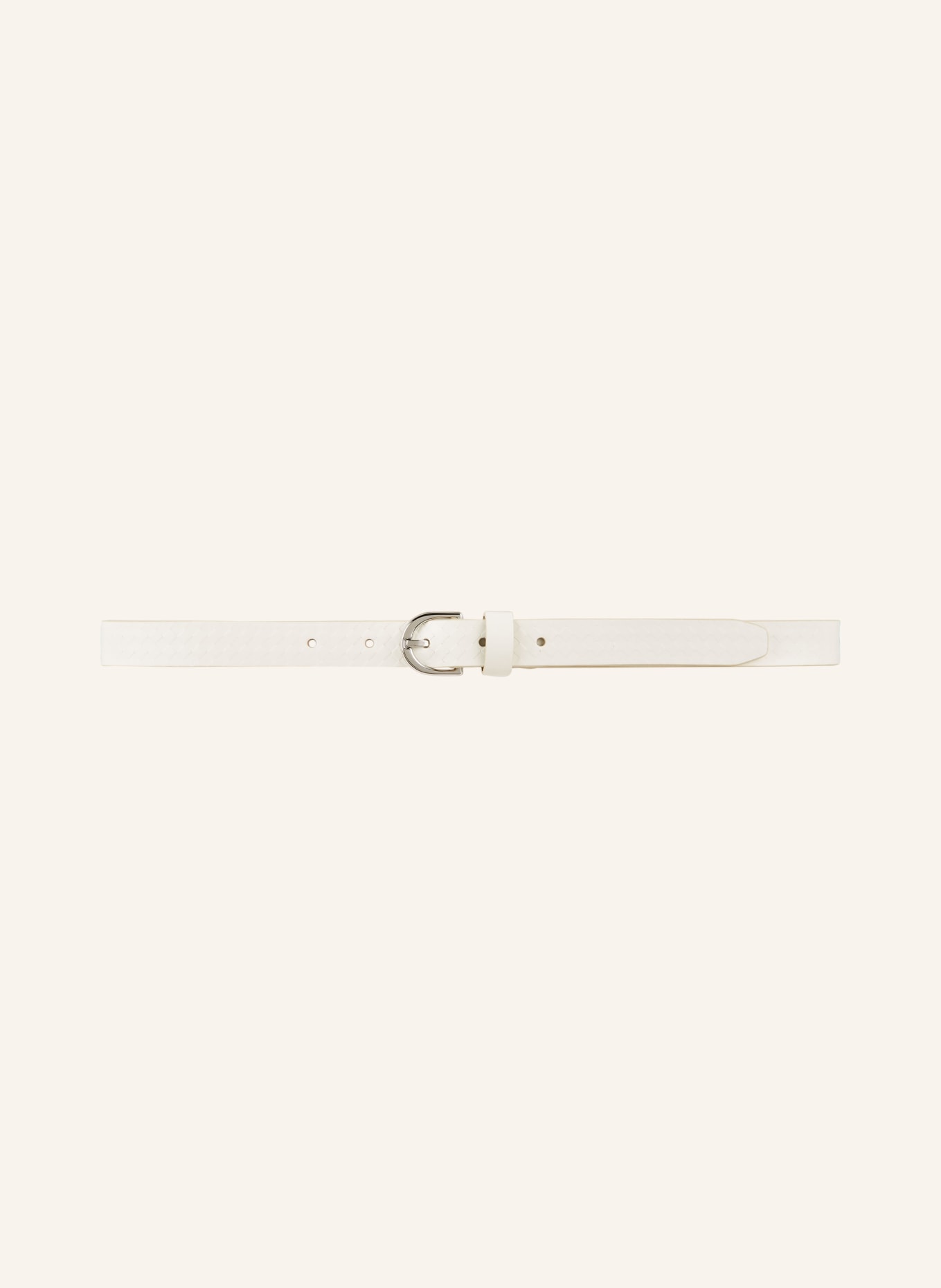 Calvin Klein Leather belt, Color: ECRU (Image 2)