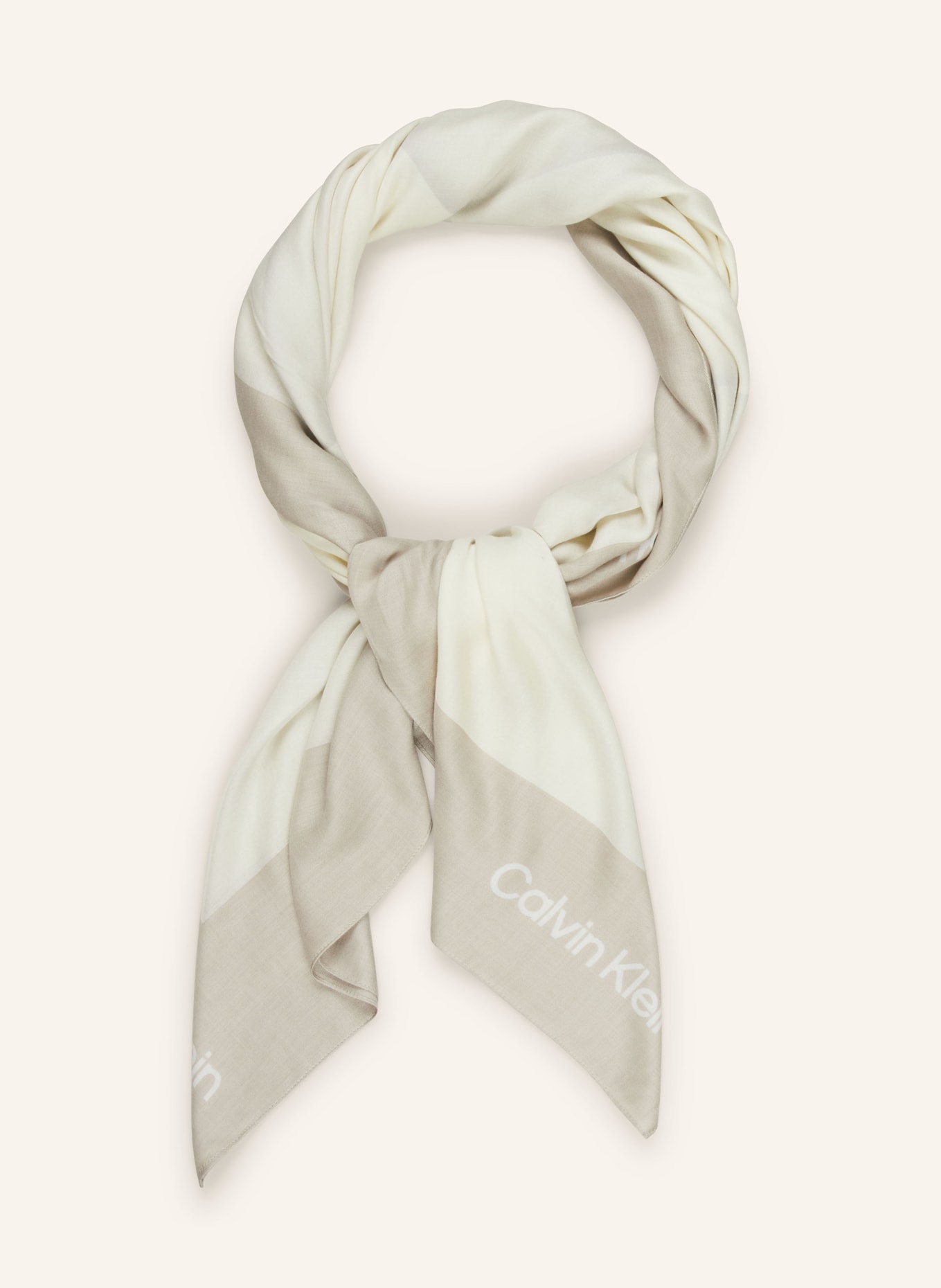 Calvin Klein Chusta, Kolor: ECRU/ JASNOCZARY (Obrazek 2)