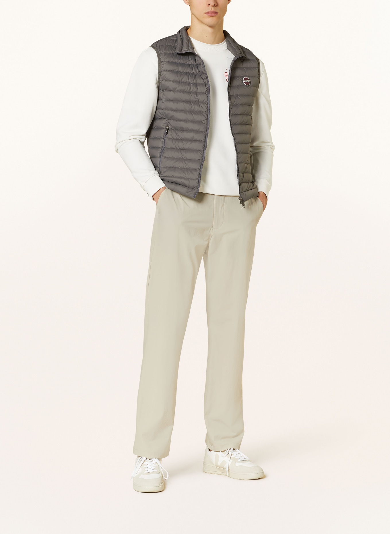 COLMAR Lightweight down vest REPUNK, Color: GRAY (Image 2)