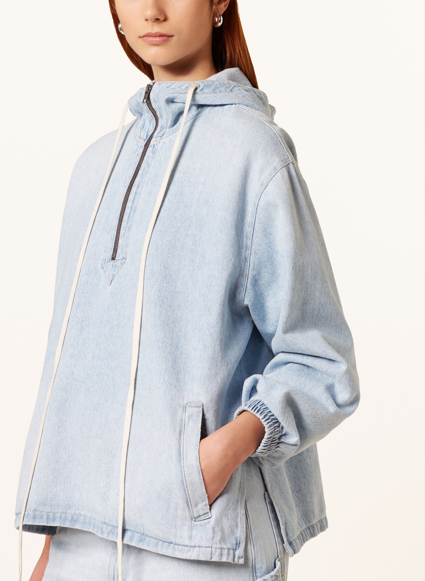 CLOSED Denim hoodie, Color: LBL Light Blue (Image 5)