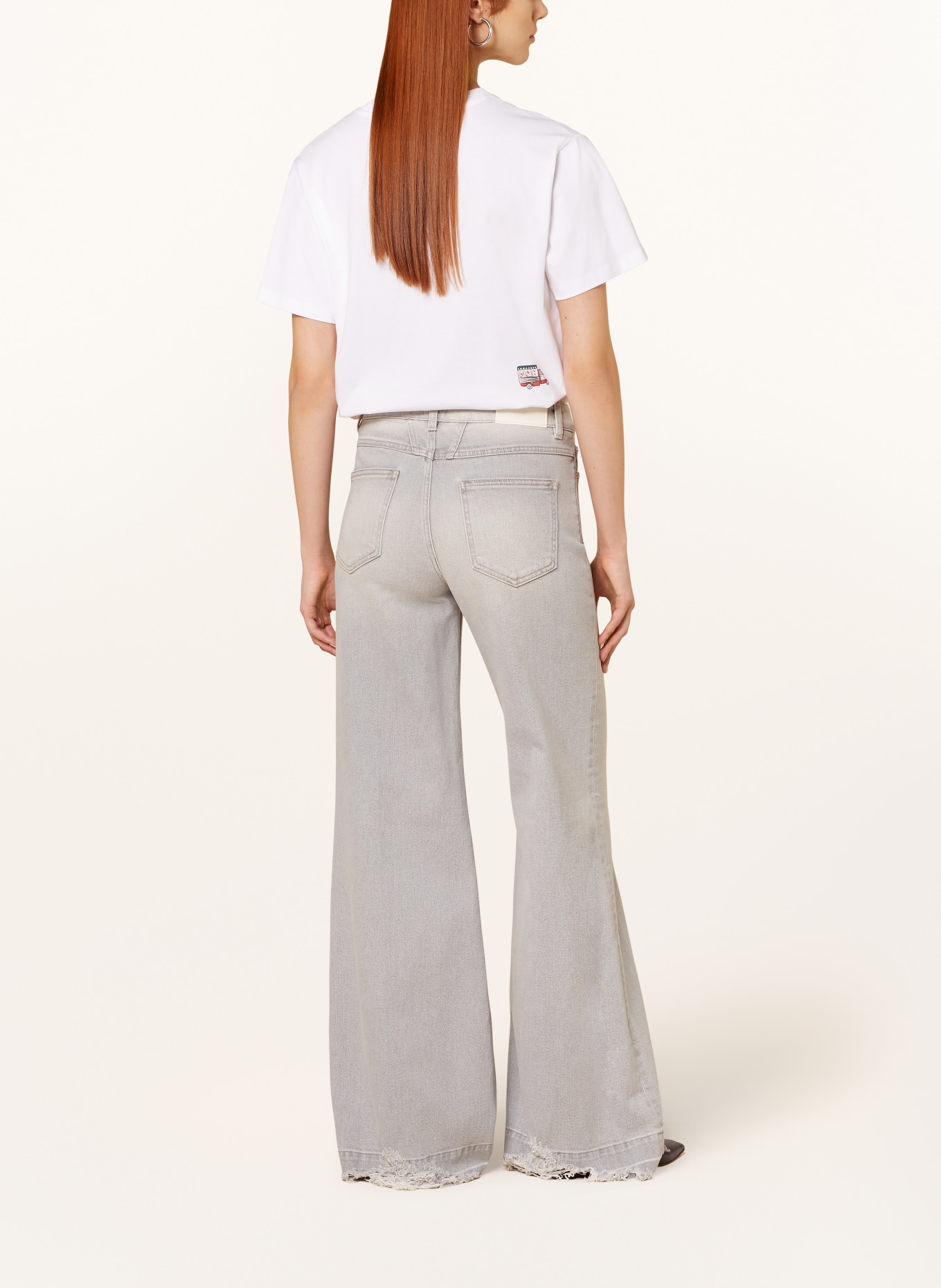 CLOSED Straight jeans GLOW-UP, Color: LGY LIGHT GREY (Image 3)