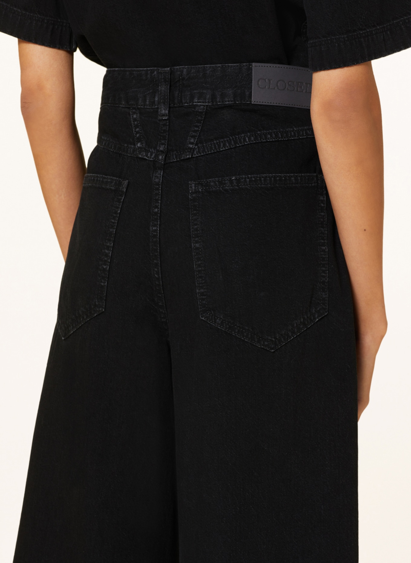 CLOSED Culotte jeans LYNA, Color: BLACK (Image 5)