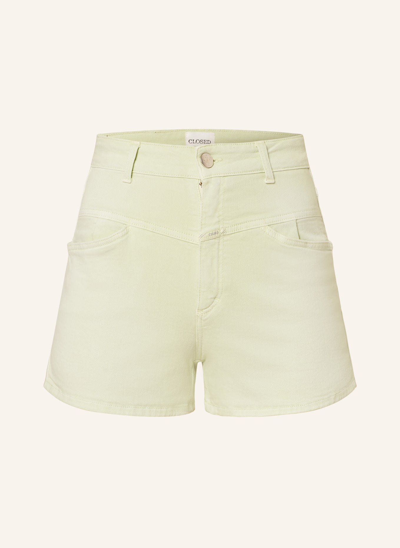 CLOSED Denim shorts JOCY X, Color: LIGHT GREEN (Image 1)