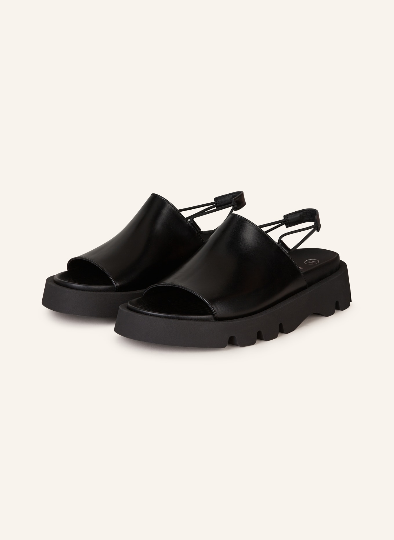 MIISTA Platform sandals NOREEN, Color: BLACK (Image 1)
