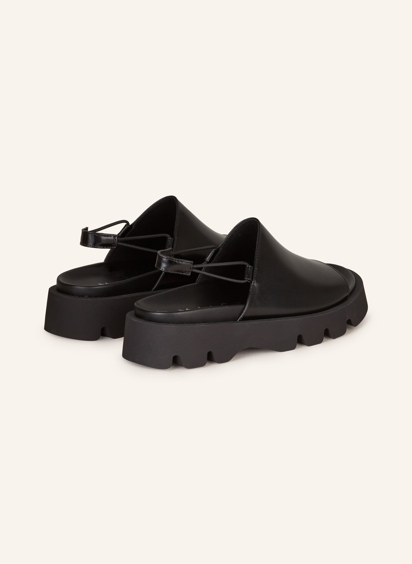 MIISTA Platform sandals NOREEN, Color: BLACK (Image 2)