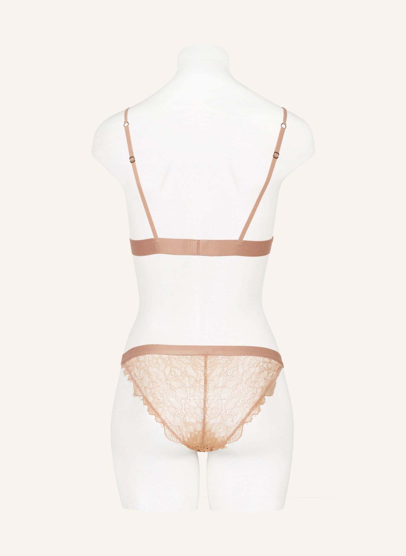 LOVE Stories Triangle bra LOVE LACE, Color: BEIGE (Image 3)