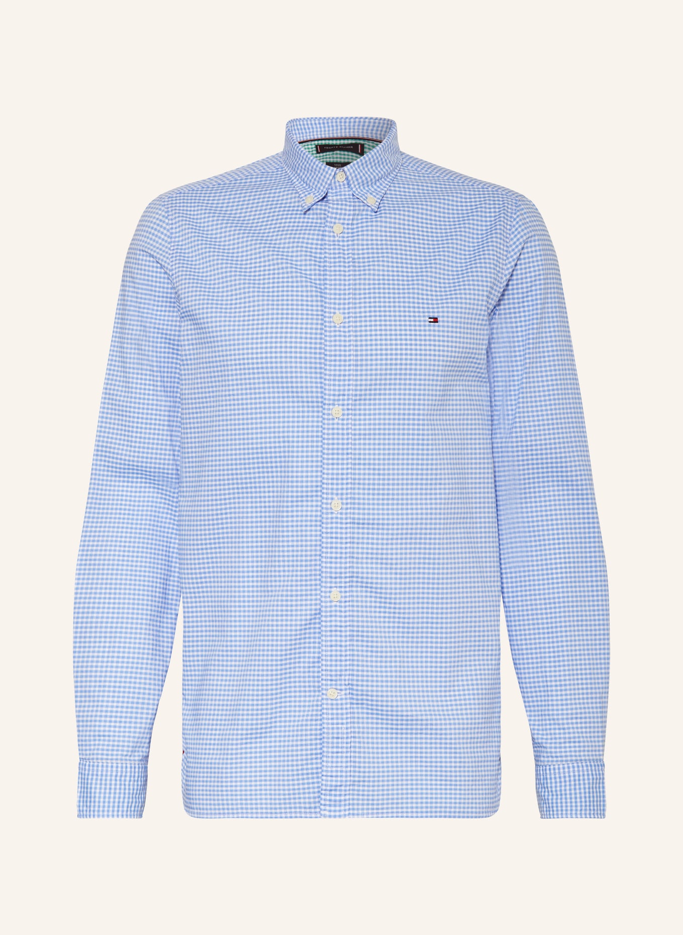 TOMMY HILFIGER Shirt slim fit, Color: LIGHT BLUE/ WHITE (Image 1)