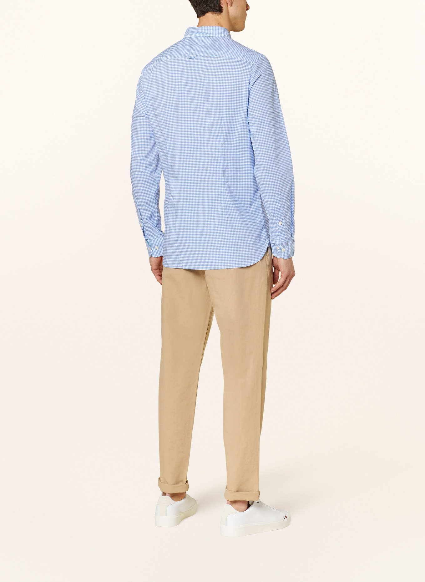 TOMMY HILFIGER Shirt slim fit, Color: LIGHT BLUE/ WHITE (Image 3)