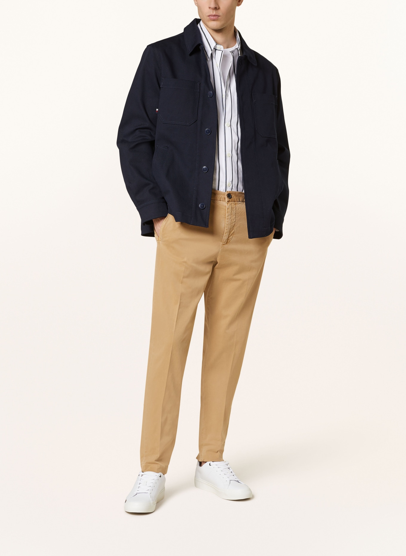 TOMMY HILFIGER Chinos HARLEM relaxed tapered fit, Color: KHAKI (Image 2)