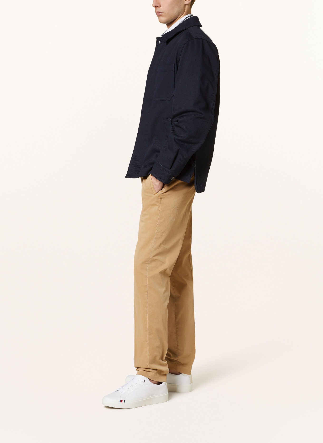 TOMMY HILFIGER Chinos HARLEM relaxed tapered fit, Color: KHAKI (Image 4)