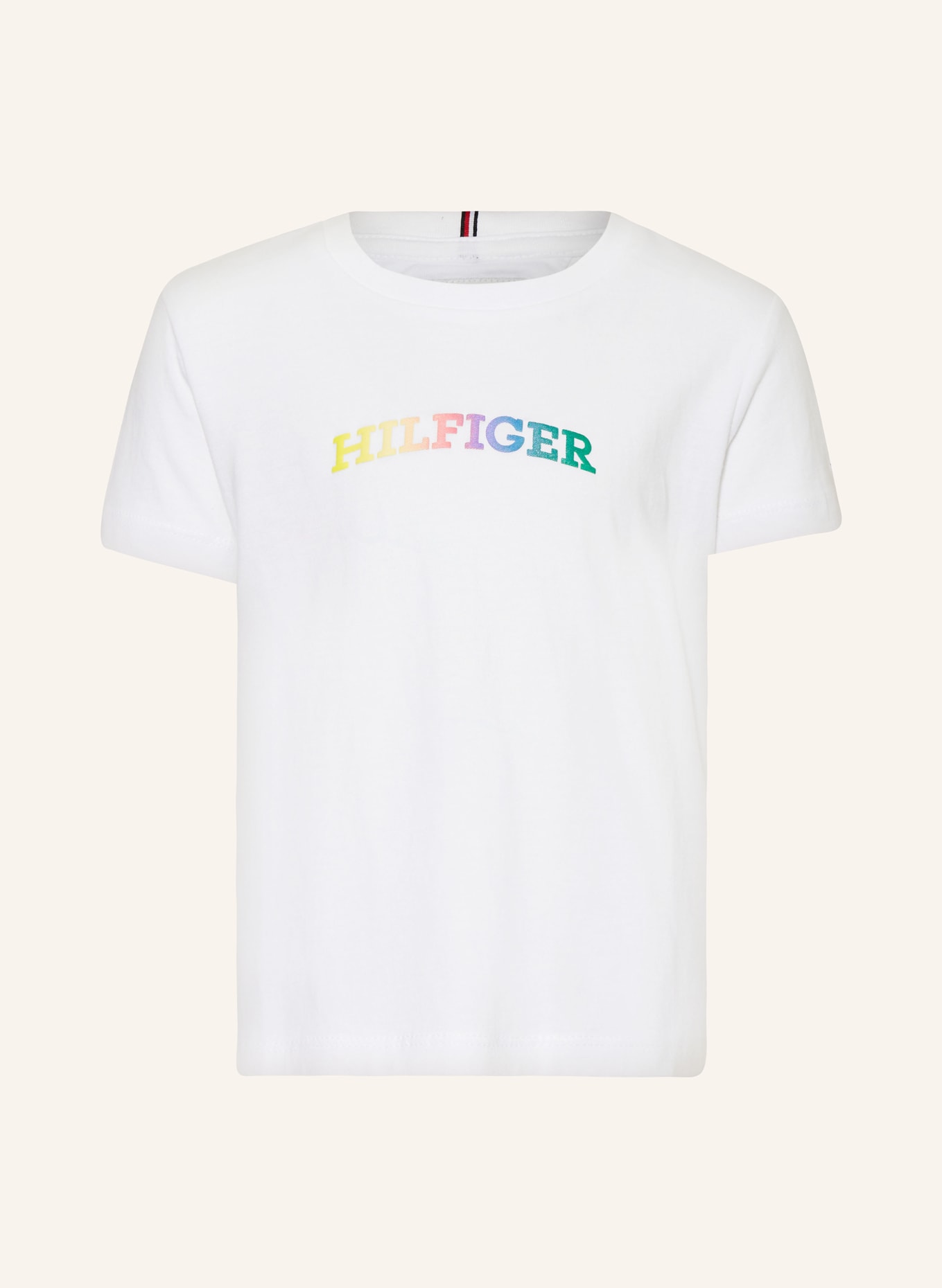 TOMMY HILFIGER T-Shirt, Farbe: WEISS/ GELB/ BLAU (Bild 1)