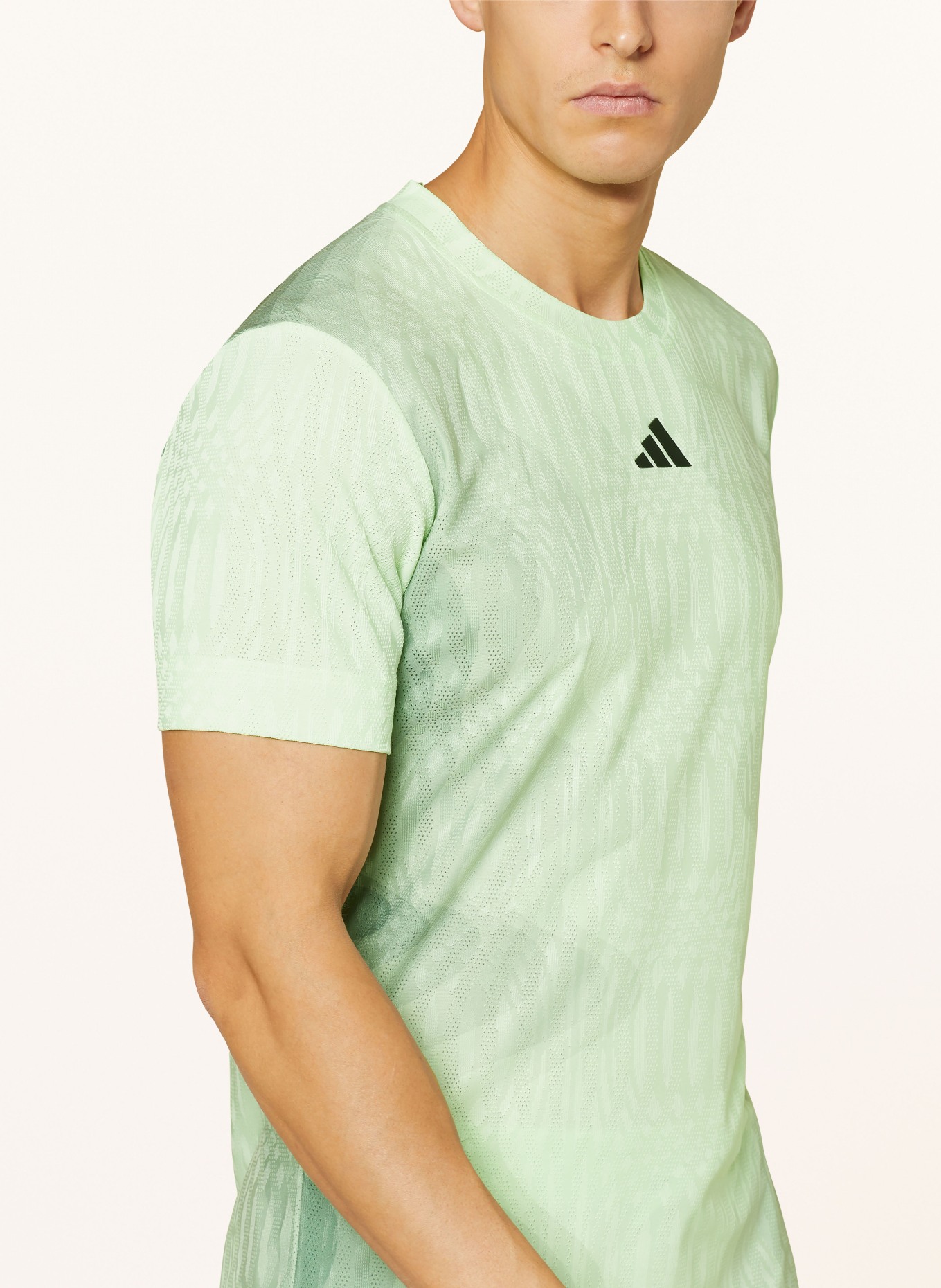 adidas T-Shirt AEROREADY FREELIFT PRO, Farbe: MINT/ GRÜN/ HELLGRÜN (Bild 4)