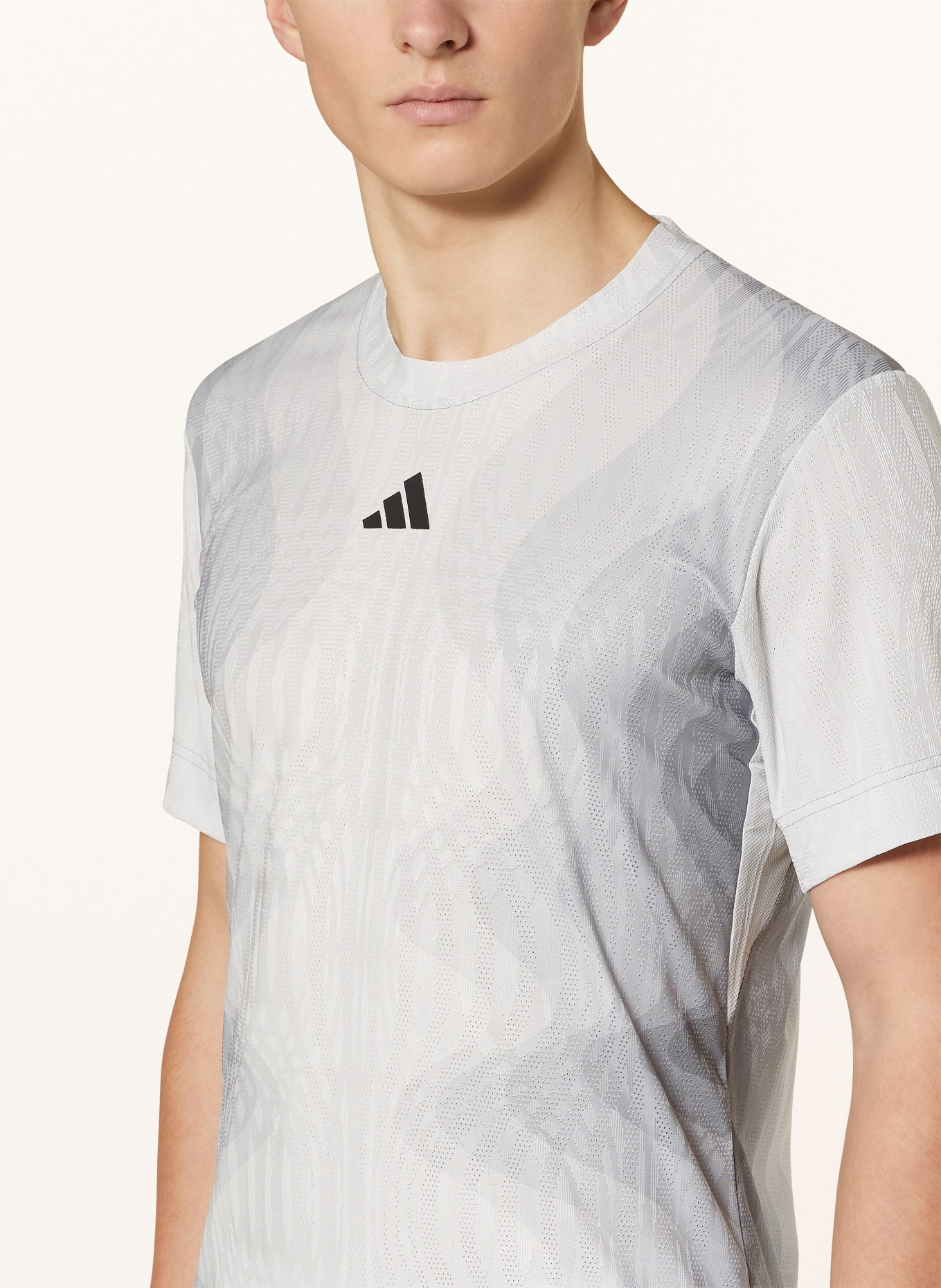 adidas T-Shirt AIRCHILL PRO FREELIFT, Farbe: HELLGRAU/ GRAU (Bild 4)