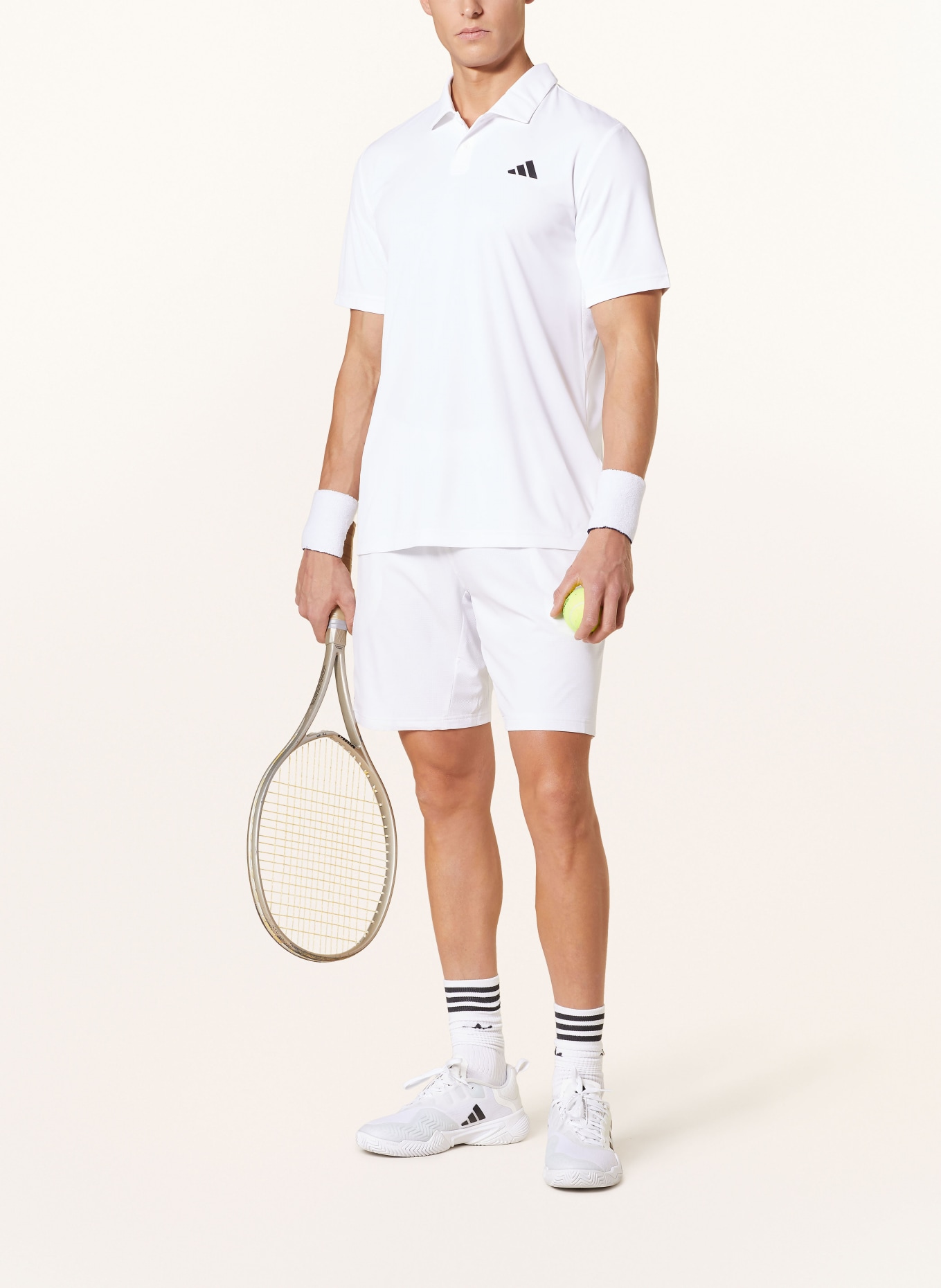 adidas Szorty tenisowe ERGO, Kolor: BIAŁY (Obrazek 2)