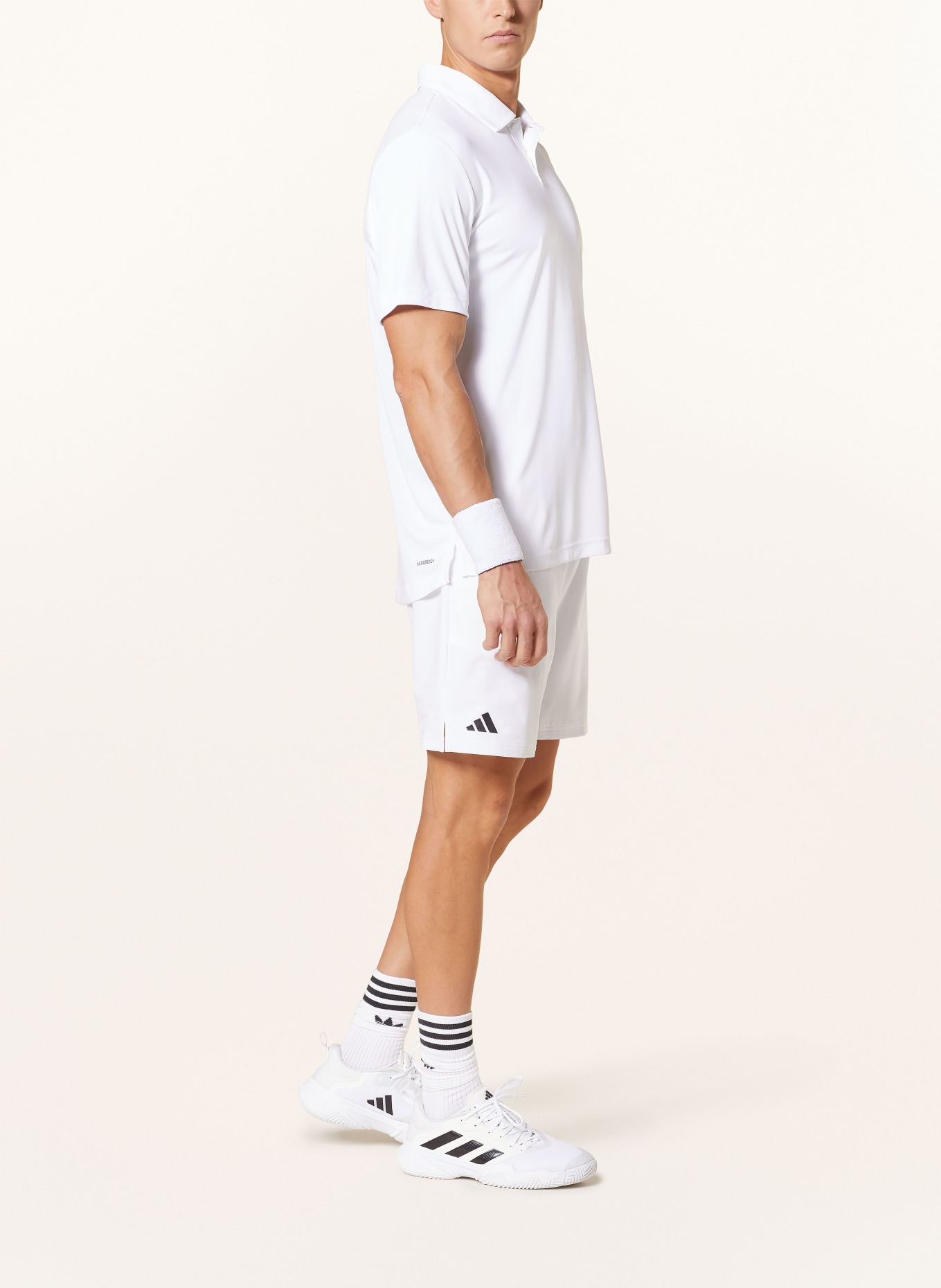 adidas Szorty tenisowe ERGO, Kolor: BIAŁY (Obrazek 4)