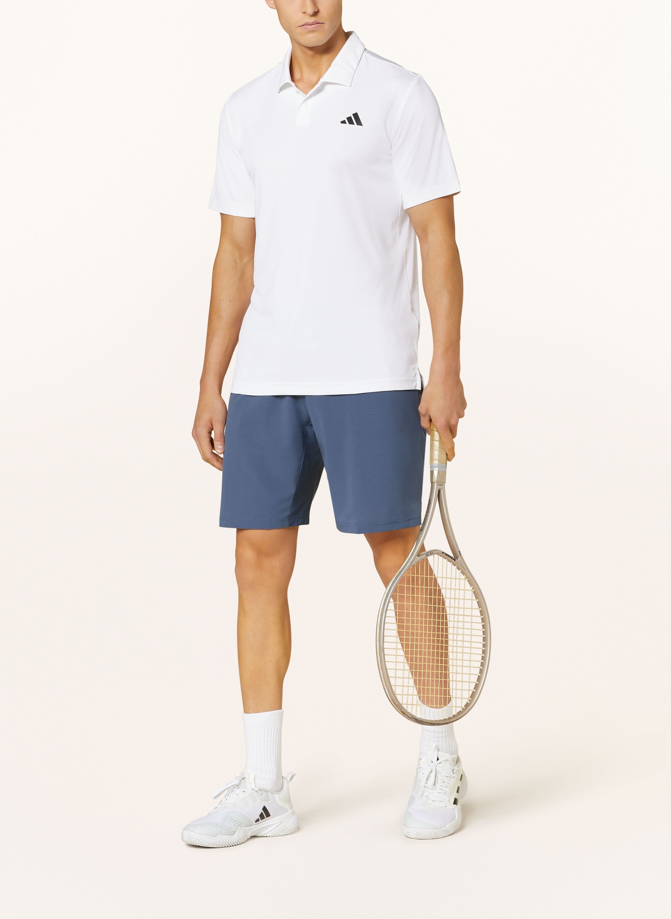 adidas Tennisshorts ERGO, Farbe: BLAUGRAU (Bild 2)