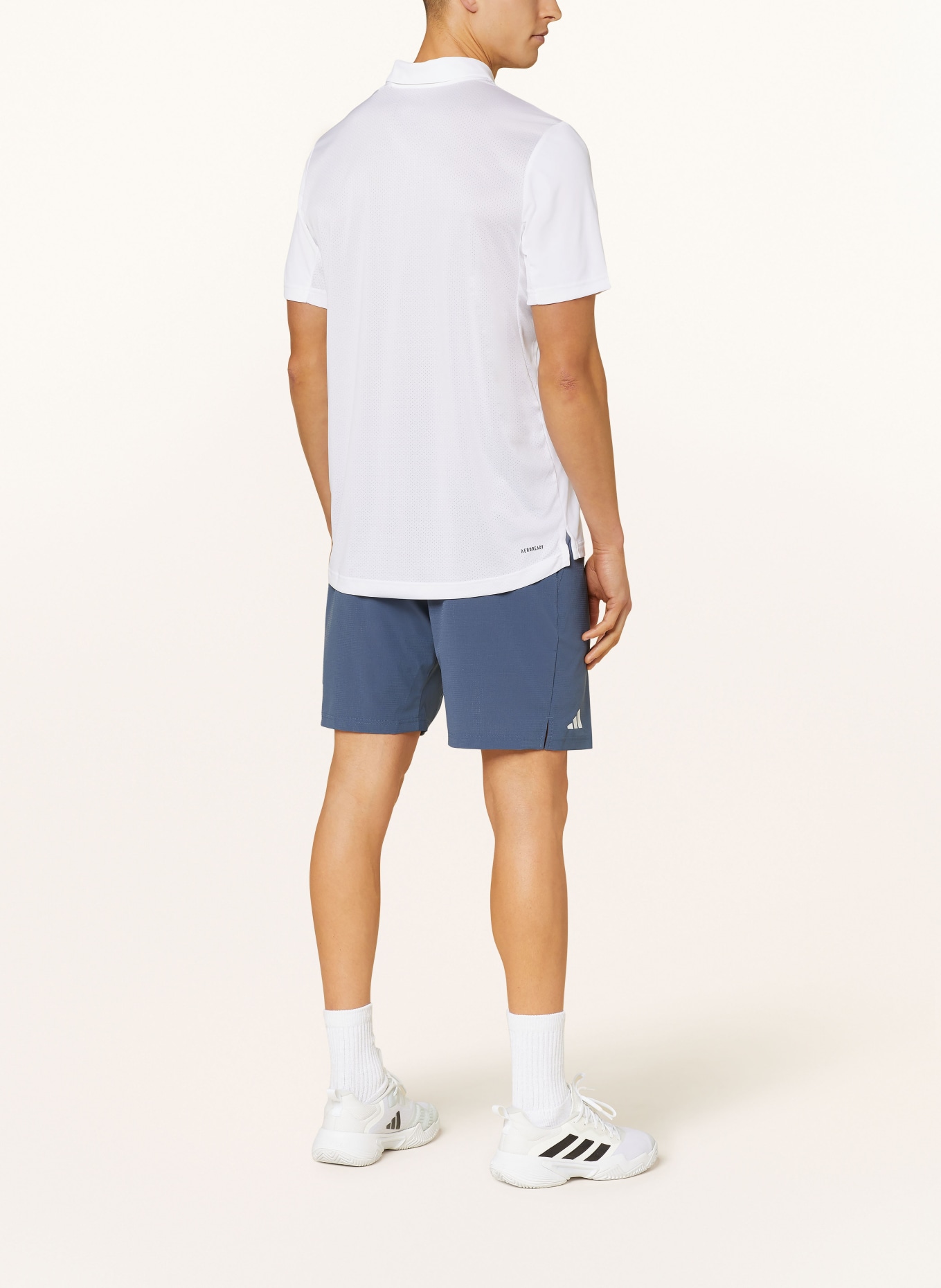 adidas Tennisshorts ERGO, Farbe: BLAUGRAU (Bild 3)