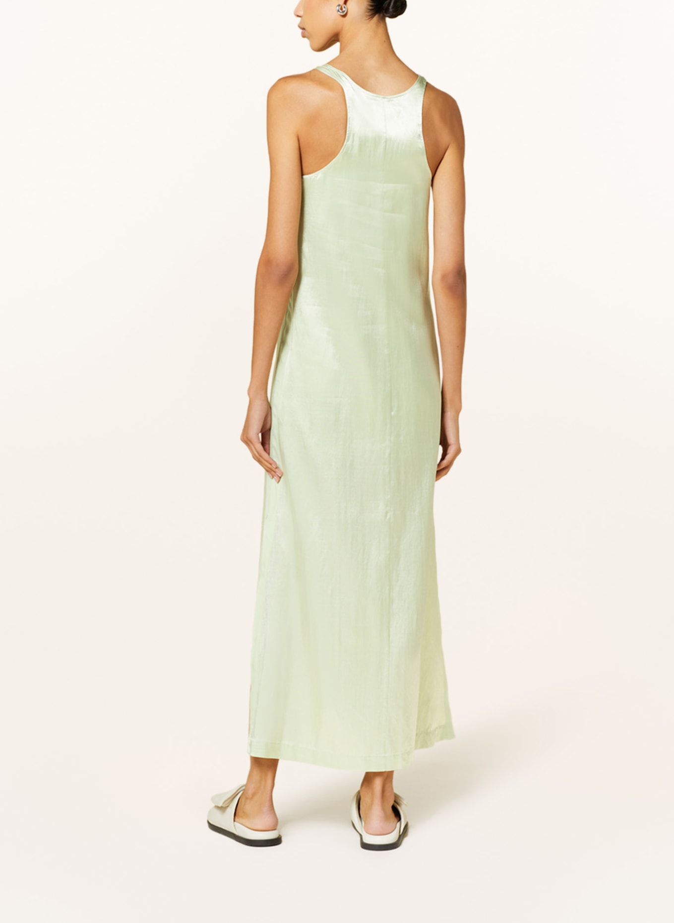 CLOSED Satin dress, Color: LIGHT GREEN (Image 3)