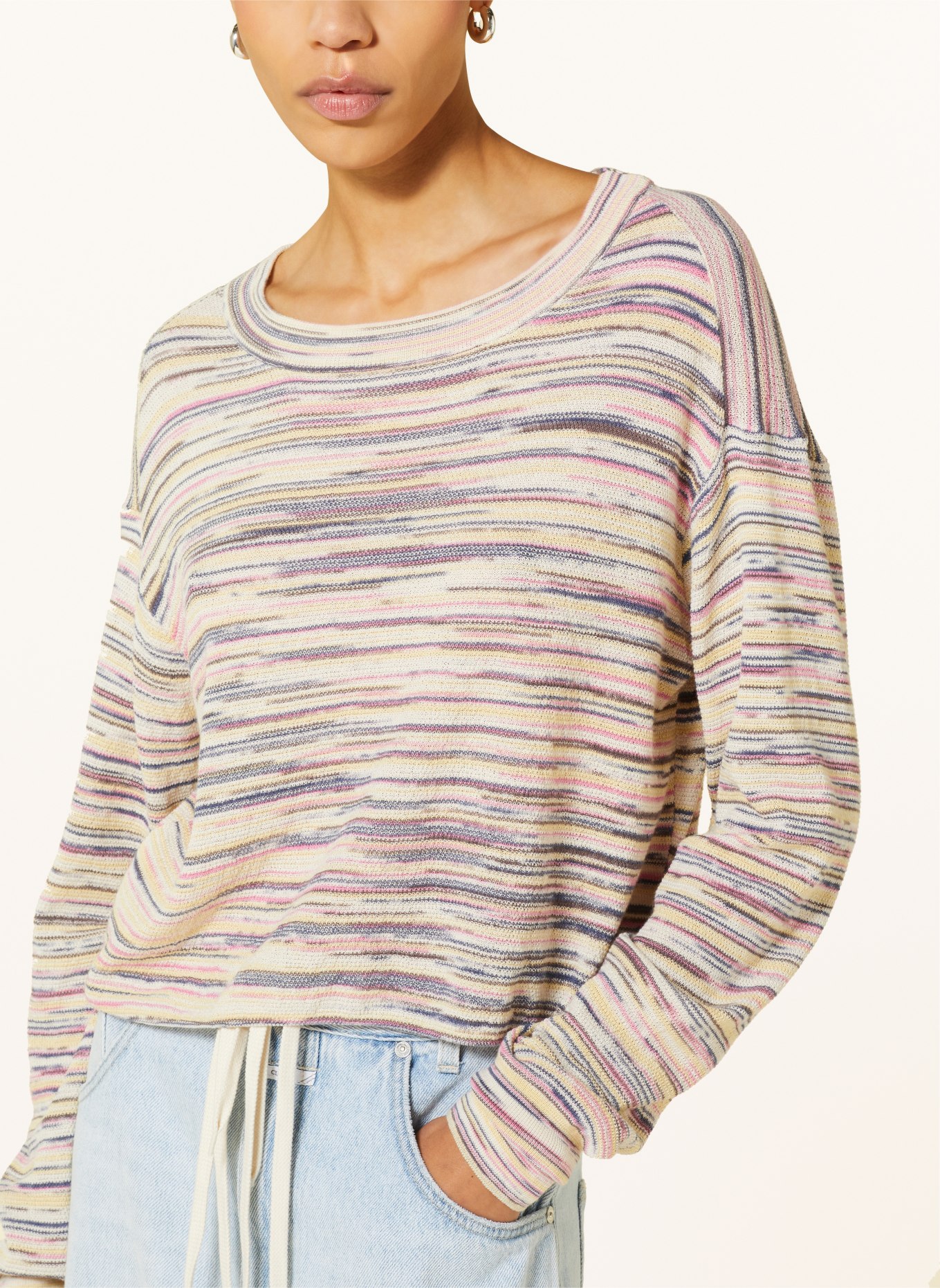 CLOSED Sweater, Color: PINK/ BLUE/ LIGHT YELLOW (Image 4)
