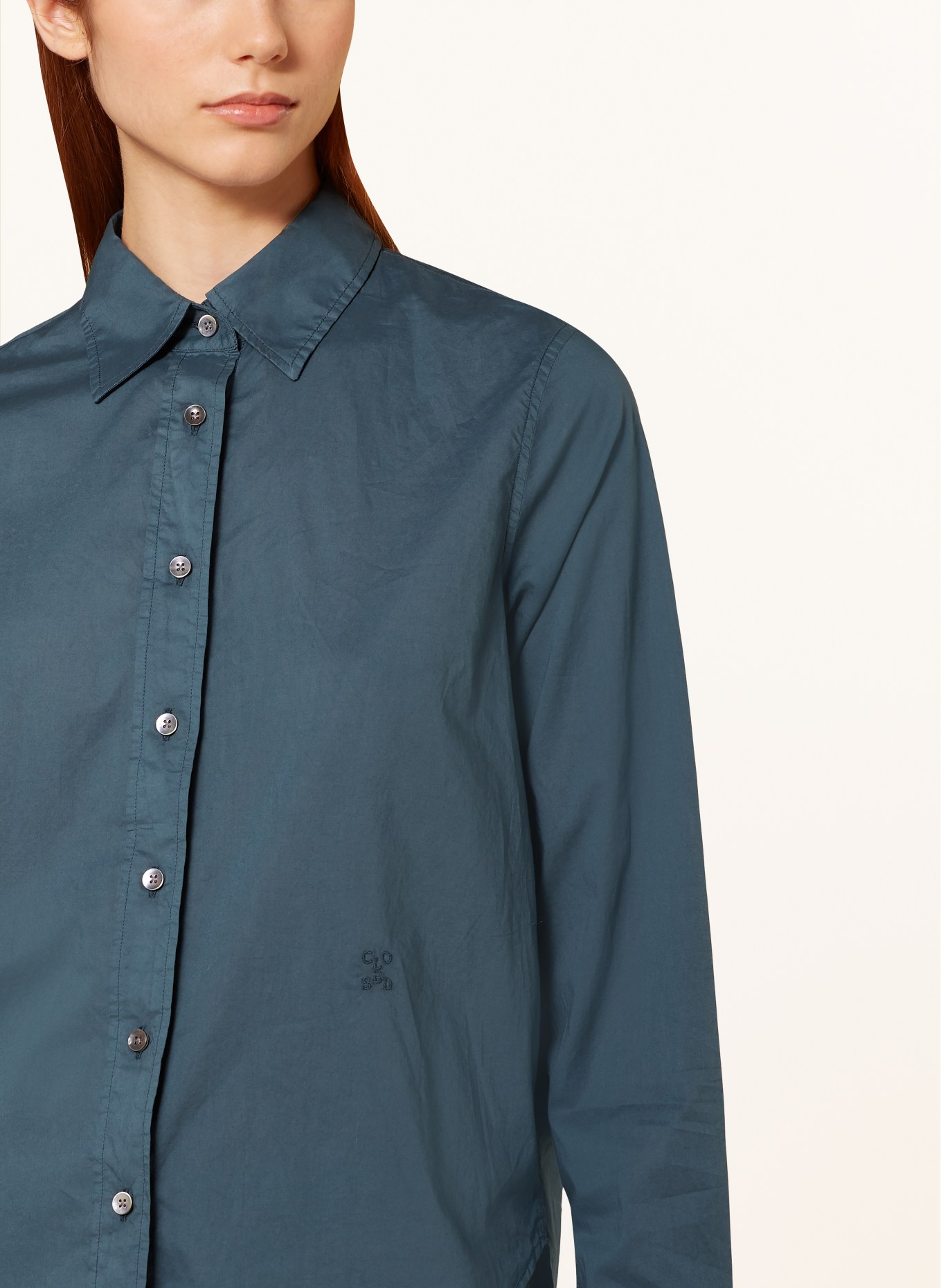 CLOSED Shirt blouse, Color: TEAL (Image 4)