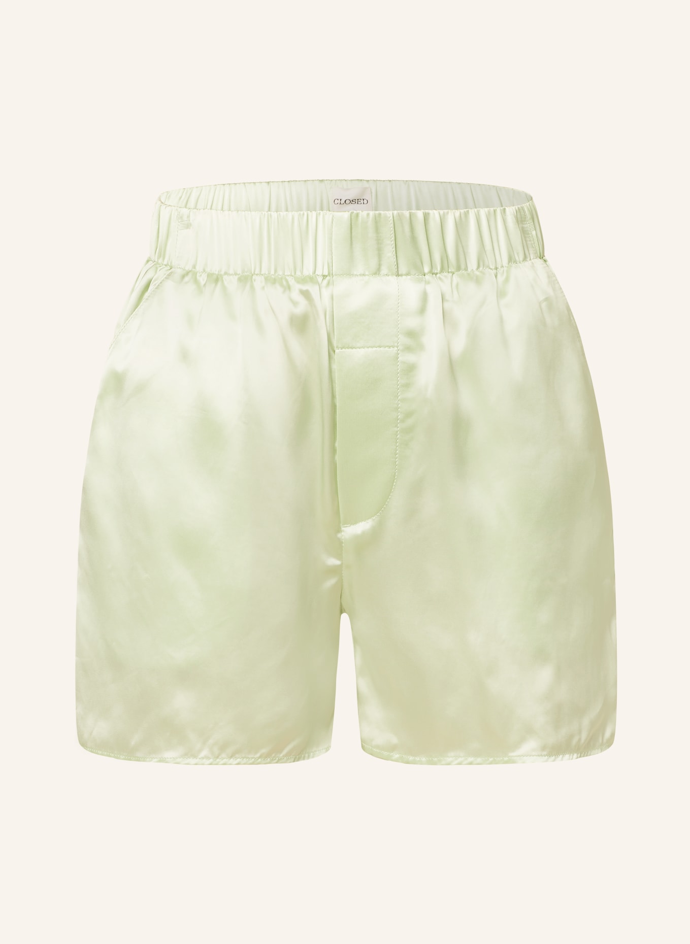 CLOSED Satin shorts, Color: MINT (Image 1)