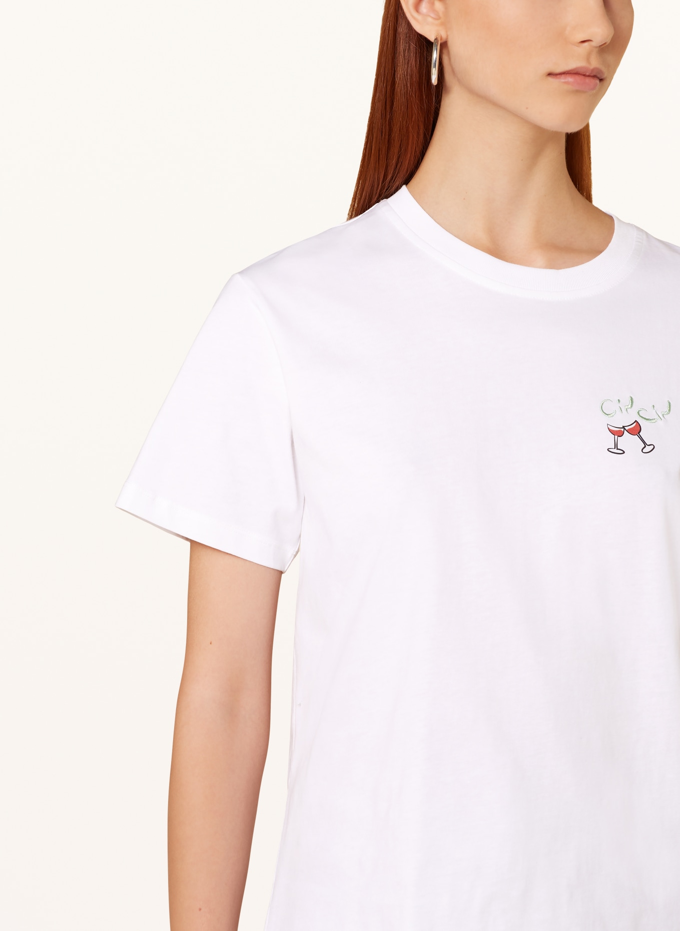 CLOSED T-shirt, Color: WHITE (Image 4)