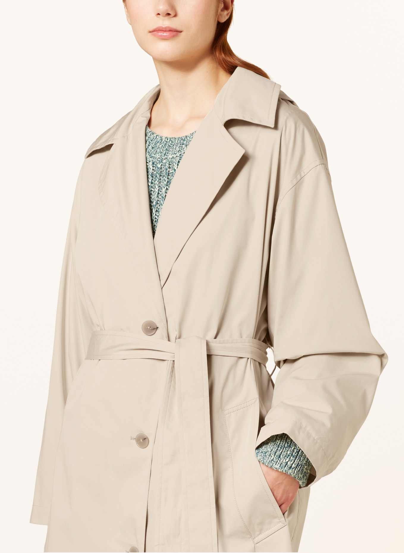 CLOSED Trench coat, Color: LIGHT BROWN (Image 5)