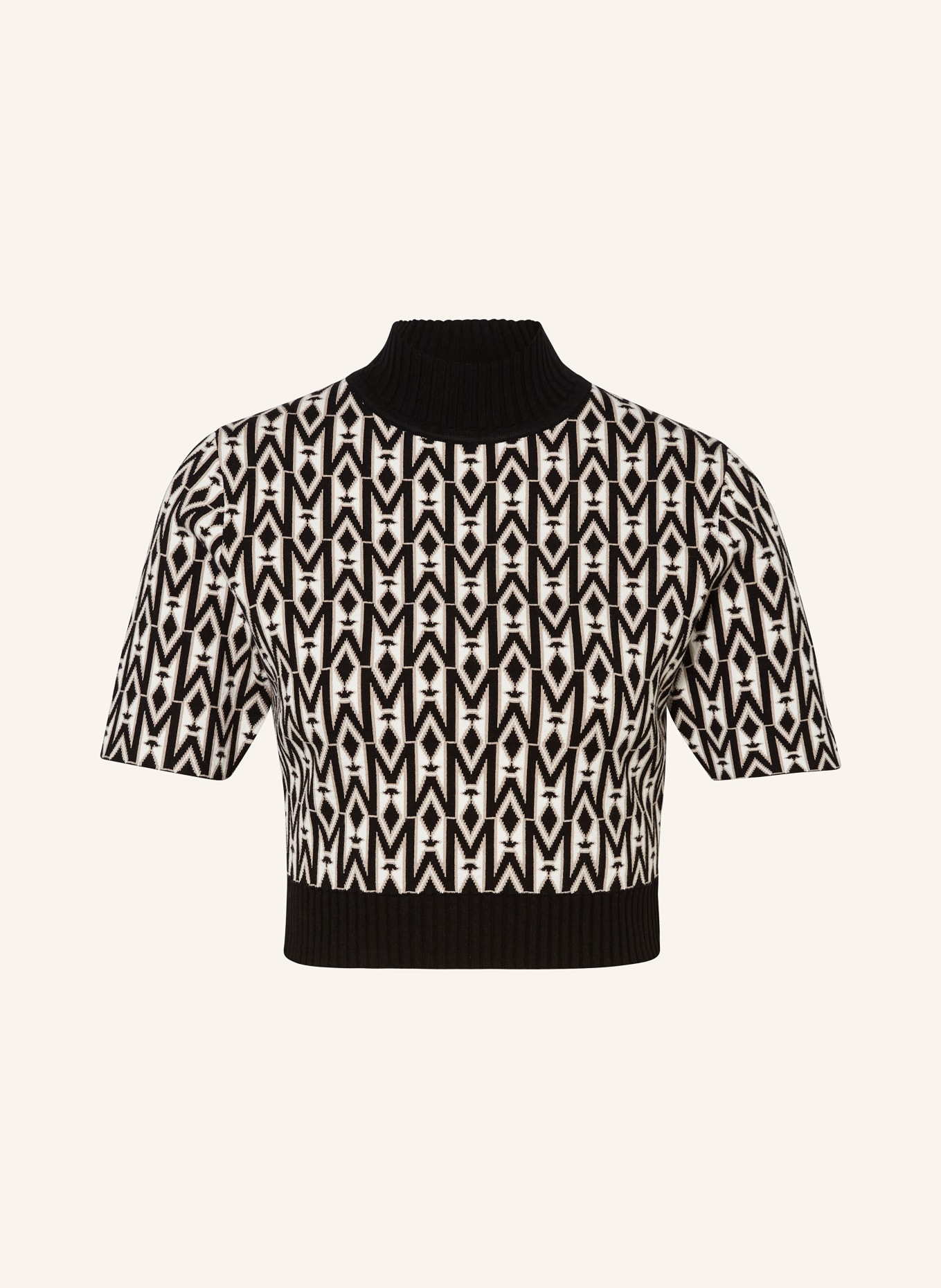 Mackage Knit shirt CAIA, Color: BLACK/ WHITE/ TAUPE (Image 1)