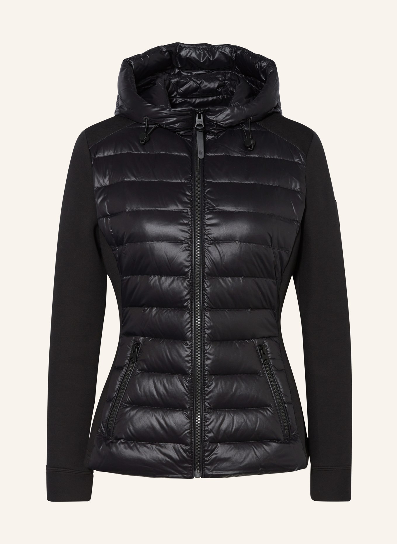 Mackage Down jacket DELLA-R in mixed materials, Color: BLACK (Image 1)