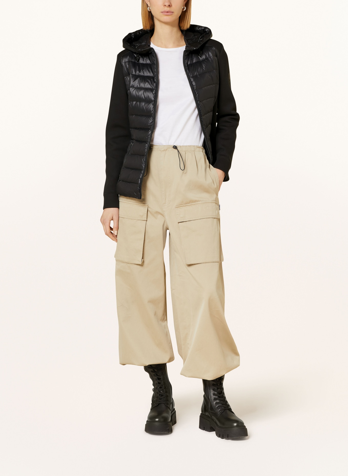 Mackage Down jacket DELLA-R in mixed materials, Color: BLACK (Image 2)