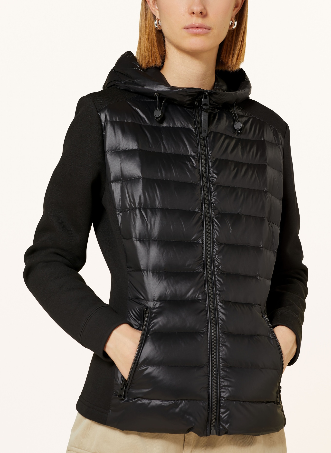 Mackage Down jacket DELLA-R in mixed materials, Color: BLACK (Image 5)