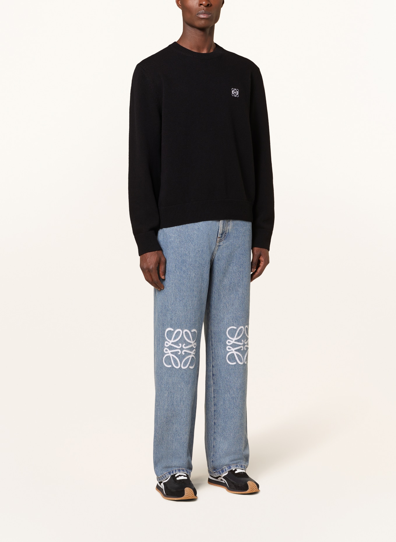 LOEWE Pullover: SCHWARZ