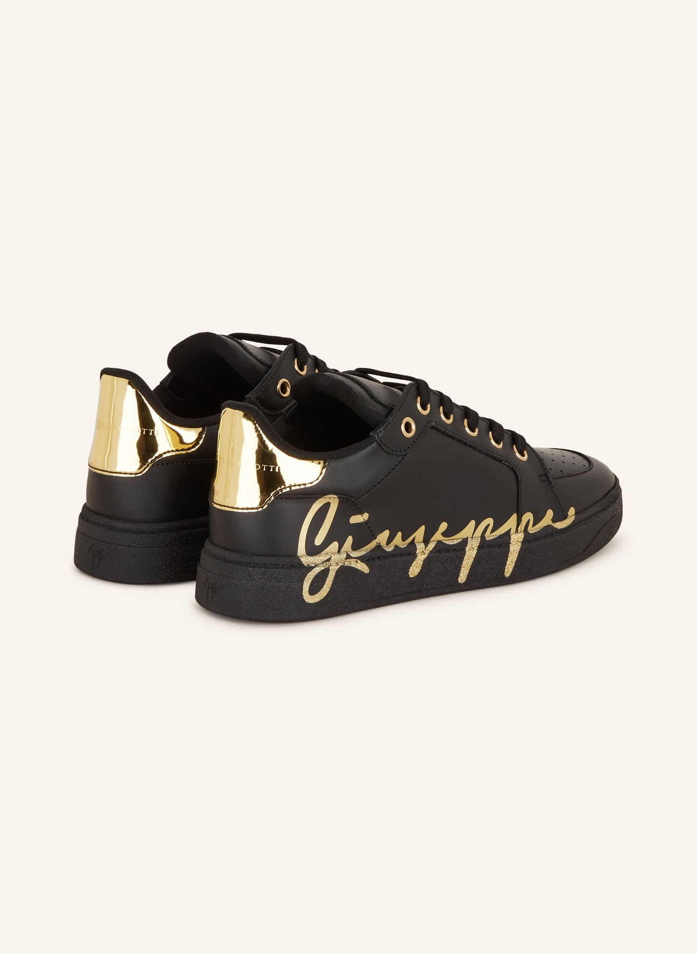 GIUSEPPE ZANOTTI DESIGN Sneakers GZ94, Color: BLACK/ GOLD (Image 2)
