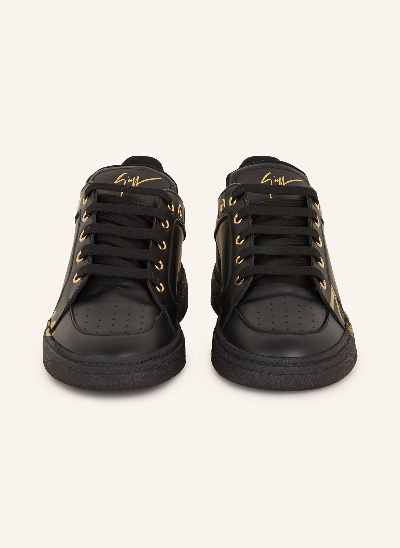 GIUSEPPE ZANOTTI DESIGN Sneakers GZ94, Color: BLACK/ GOLD (Image 3)