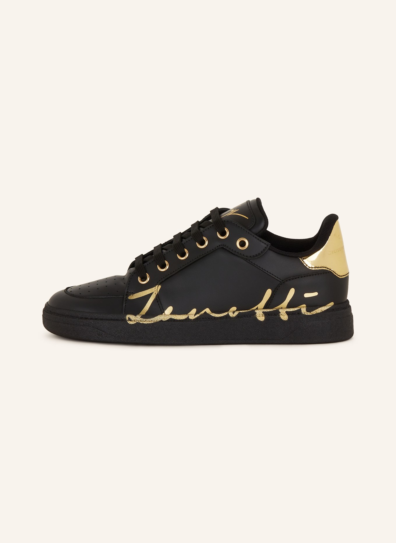 GIUSEPPE ZANOTTI DESIGN Sneakers GZ94, Color: BLACK/ GOLD (Image 4)