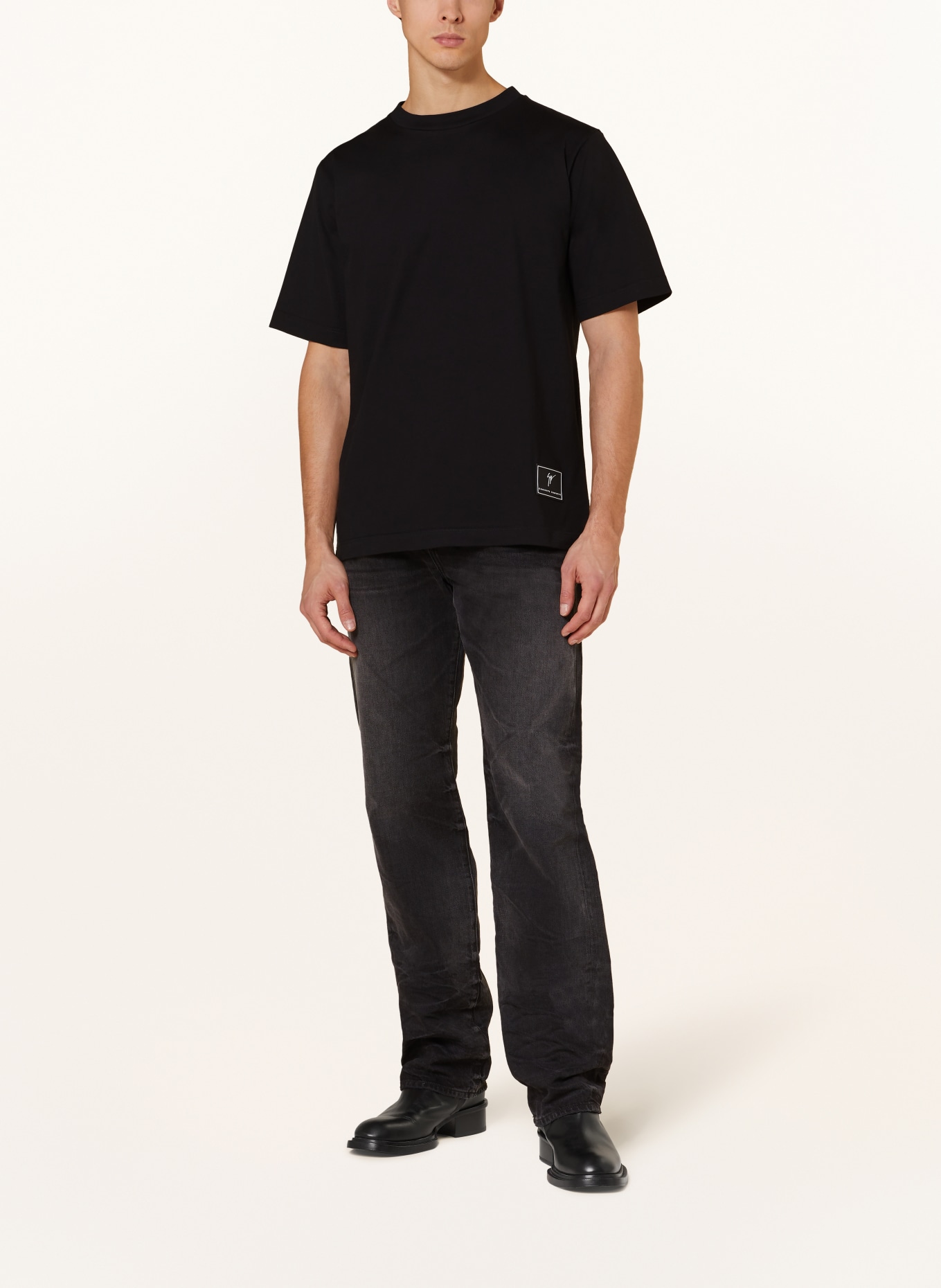 GIUSEPPE ZANOTTI DESIGN T-shirt, Color: BLACK (Image 2)