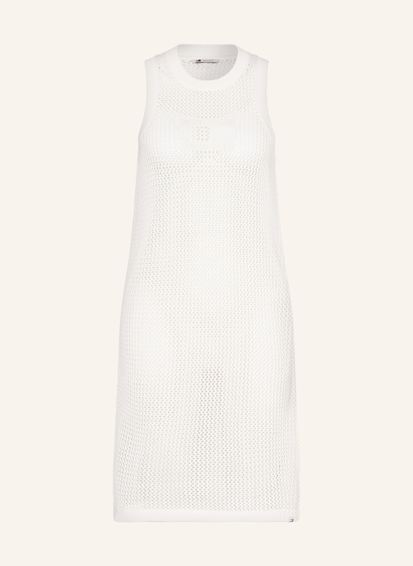 TOMMY JEANS Knit dress, Color: WHITE (Image 1)
